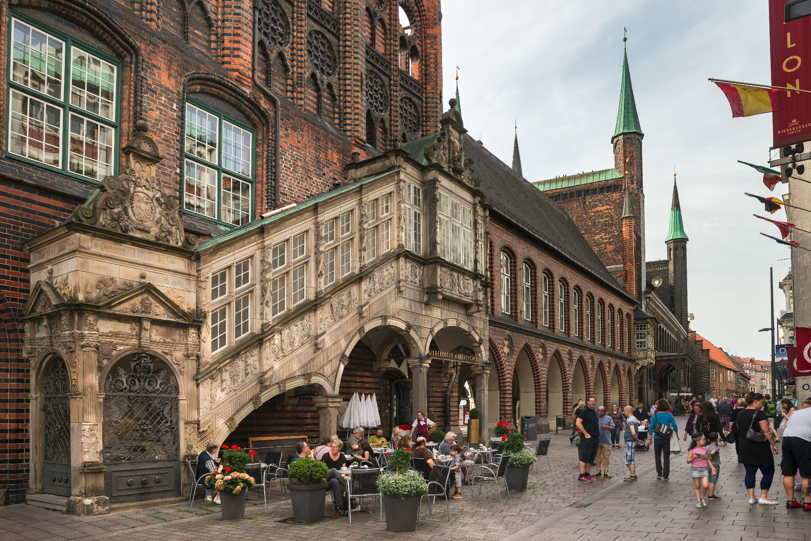 Historische Rathaustreppe